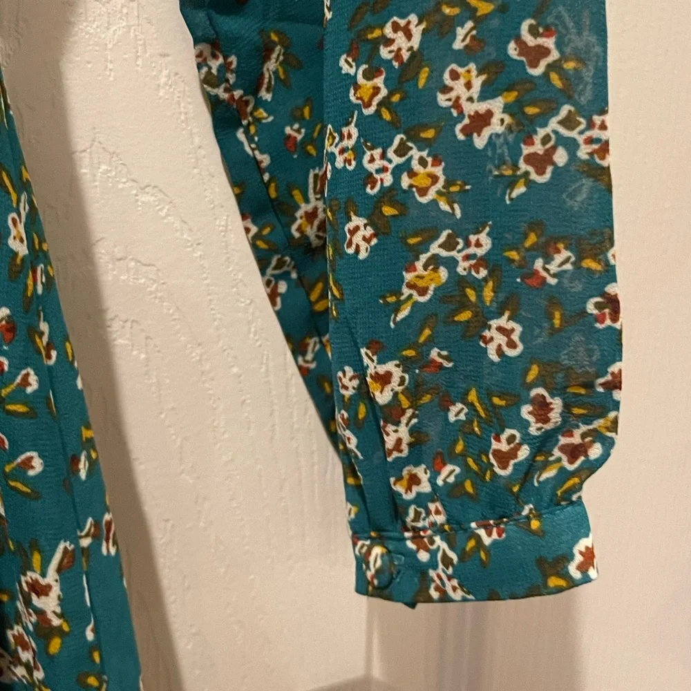 Sandy & Co. Green Floral Dress - Picture 6 of 7